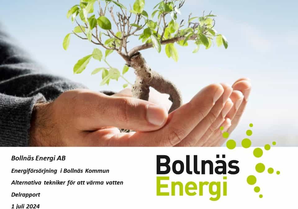 Energiförsörjning i Bollnäs Kommun – Alternativa tekniker för att värma vatten